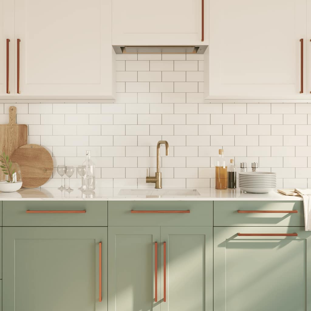 vidaXL Λαβές Ντουλαπιών 5 τεμ. Μπρονζέ 320 χιλ. από Ανοξείδωτο Ατσάλι