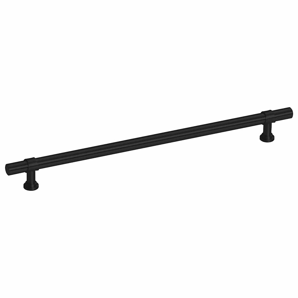 vidaXL Λαβές Ντουλαπιών 5 τεμ. Μαύρες 224 χιλ. από Ανοξείδωτο Ατσάλι