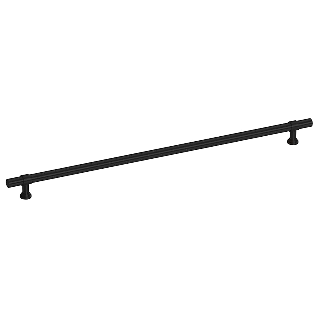 vidaXL Λαβές Ντουλαπιών 5 τεμ. Μαύρες 320 χιλ. από Ανοξείδωτο Ατσάλι