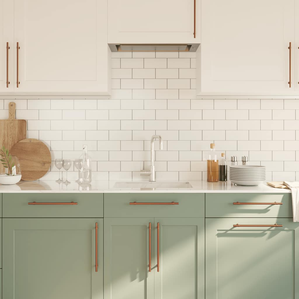 vidaXL Λαβές Ντουλαπιών 5 τεμ. Μπρονζέ 224 χιλ. από Ανοξείδωτο Ατσάλι