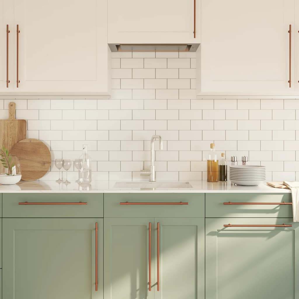 vidaXL Λαβές Ντουλαπιών 5 τεμ. Μπρονζέ 320 χιλ. από Ανοξείδωτο Ατσάλι