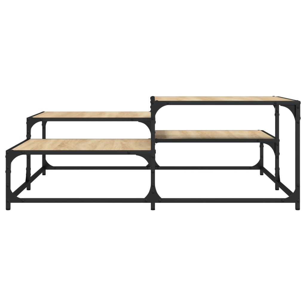 vidaXL Τραπεζάκι Σαλονιού Sonoma Δρυς 107 x 107 x 40 εκ. Επεξεργ. Ξύλο