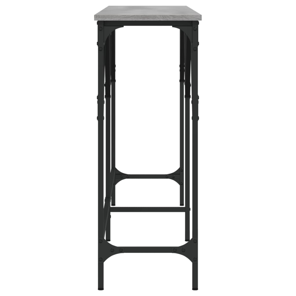 vidaXL Τραπέζι Κονσόλα Γκρι Sonoma 180x29x75 εκ. Επεξεργασμένο Ξύλο