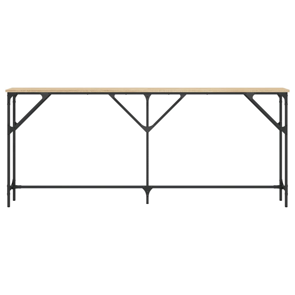 vidaXL Τραπέζι Κονσόλα Sonoma Δρυς 180x23x75 εκ. Επεξεργασμένο Ξύλο