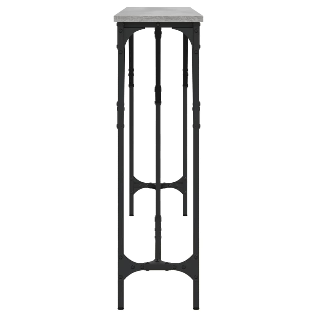 vidaXL Τραπέζι Κονσόλα Γκρι Sonoma 180x23x75 εκ. Επεξεργασμένο Ξύλο