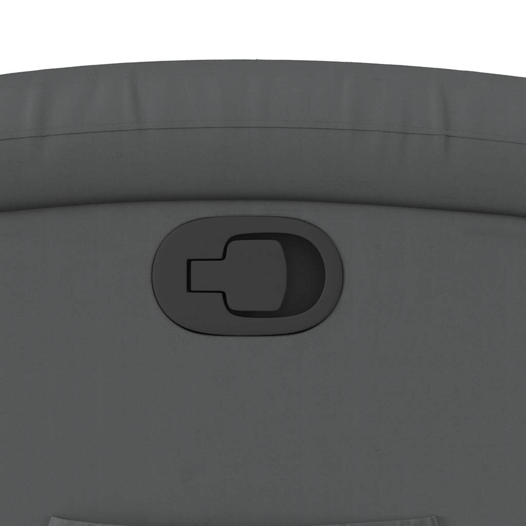 vidaXL Πολυθρόνα Ανακλινόμενη Γκρι από Συνθετικό Δέρμα