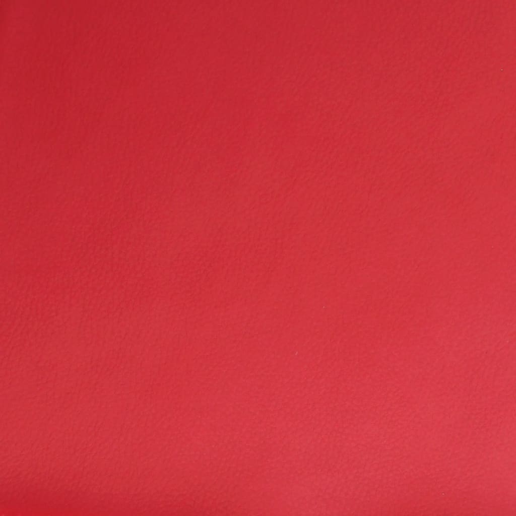 vidaXL Πολυθρόνα Ανακλινόμενη Κόκκινη από Συνθετικό Δέρμα