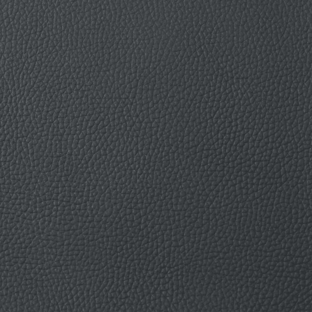 vidaXL Πολυθρόνα με Ανακλινόμενη Πτυσσόμενη Πόρτα Μαύρη από Γνήσιο Δέρμα