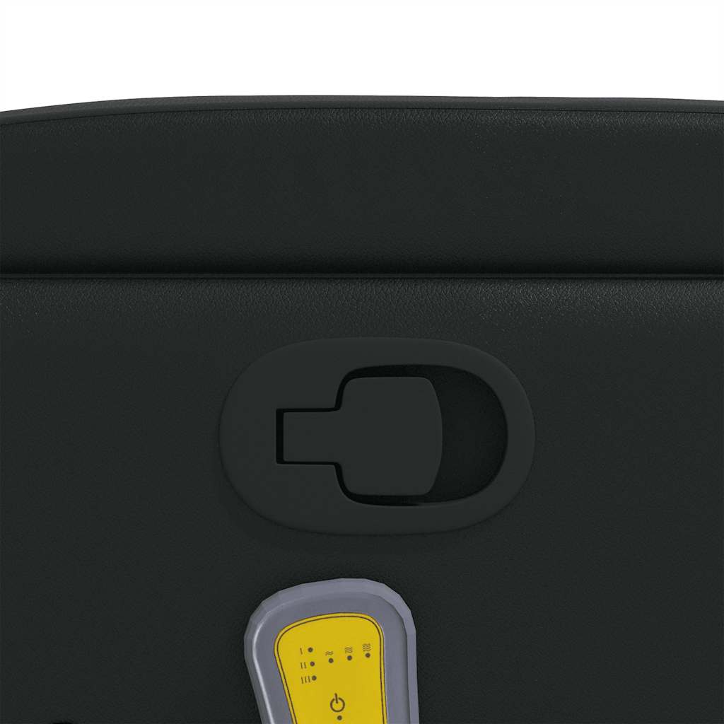 vidaXL Πολυθρόνα Μασάζ Ανακλινόμενη Μαύρη από Συνθετικό Δέρμα