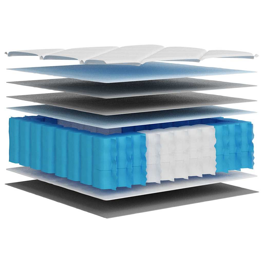 vidaXL Στρώμα με Pocket Springs Μεσαία Σκληρότητα 160 x 200 εκ.