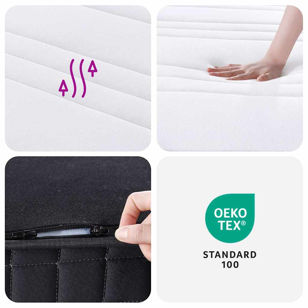 vidaXL Στρώμα με Bonnell Springs Μεσαία Σκληρότητα 180 x 200 εκ.