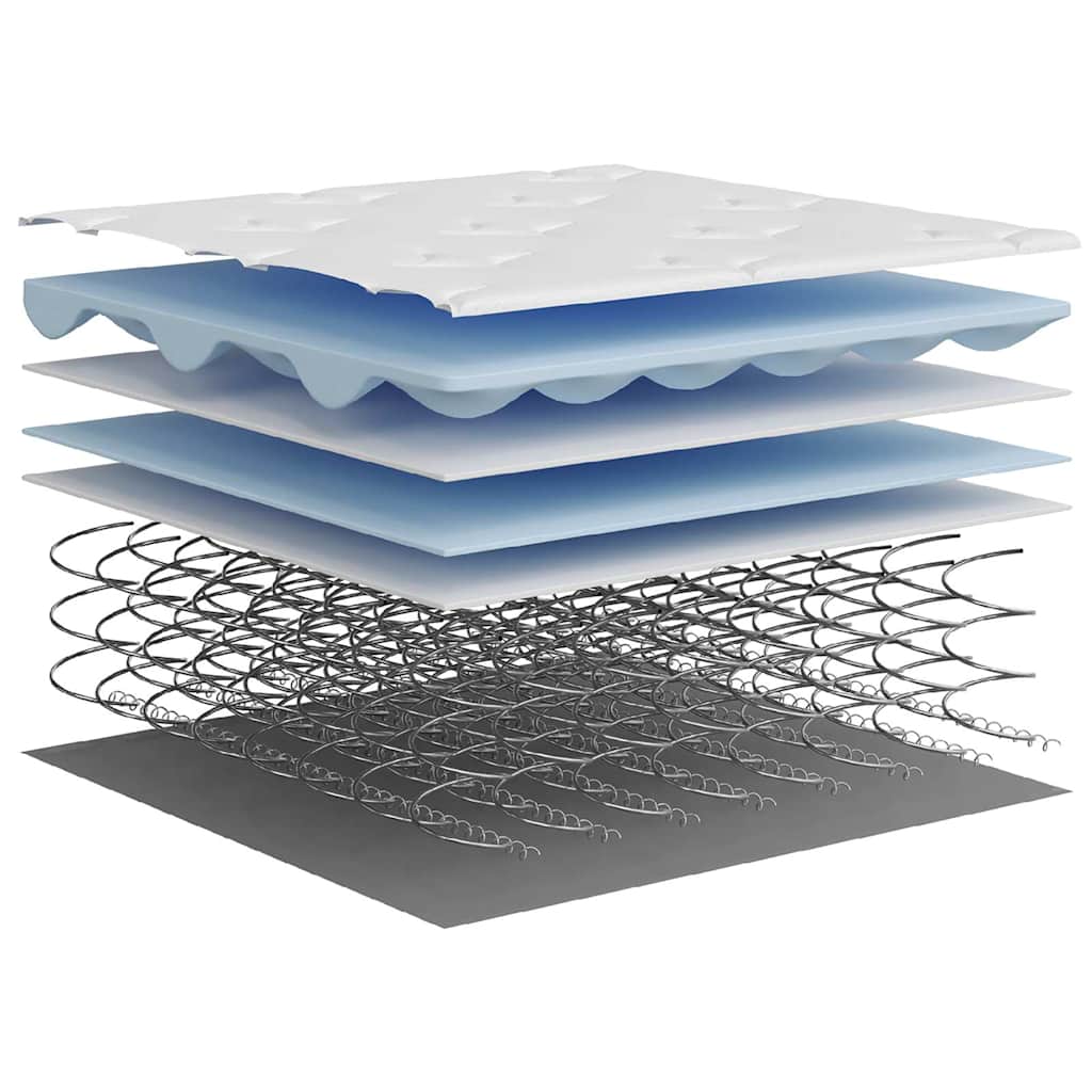 vidaXL Στρώμα με Bonnell Springs Μεσαία Σκληρότητα 120 x 200 εκ.