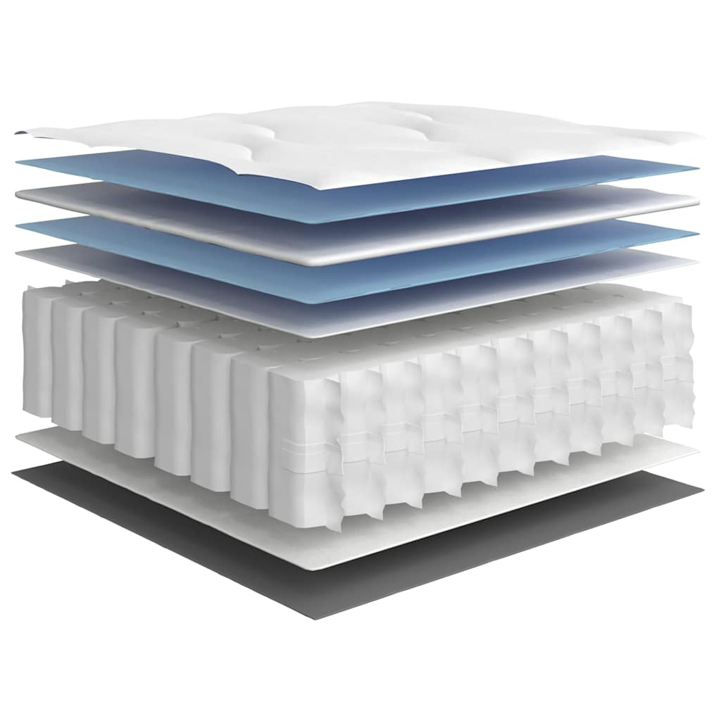 vidaXL Στρώμα με Pocket Springs Μεσαία Σκληρότητα 100x220 εκ.