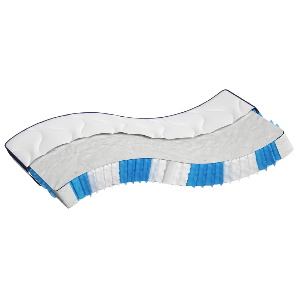 vidaXL Στρώμα με Pocket Springs Μεσαία Σκληρότητα 120x200 εκ.