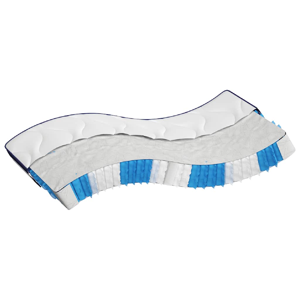 vidaXL Στρώμα με Pocket Springs Μεσαία Σκληρότητα 140x190 εκ.