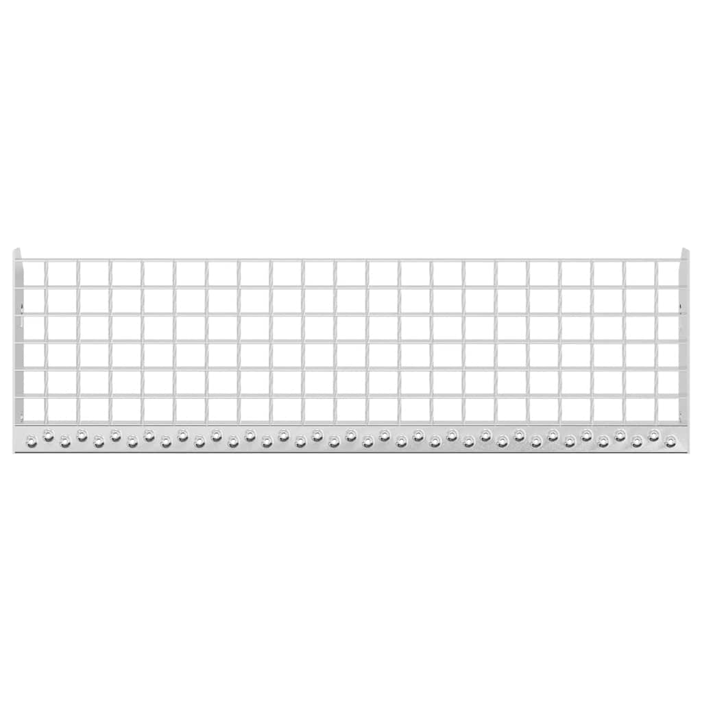 vidaXL Σκαλοπάτια από Σχάρα 60 x 24 x 7 εκ. από Γαλβανισμένο Χάλυβα