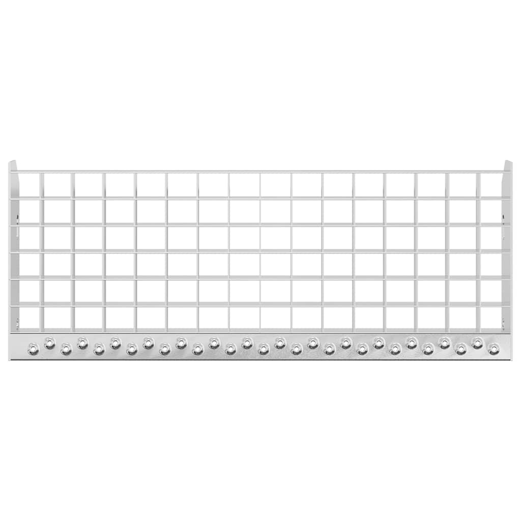 vidaXL Σκαλοπάτια από Σχάρα 60 x 24 x 7 εκ. από Γαλβανισμένο Χάλυβα