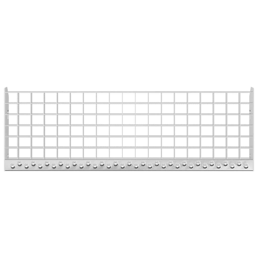 vidaXL Σκαλοπάτια από Σχάρα 70 x 24 x 7 εκ. από Γαλβανισμένο Χάλυβα