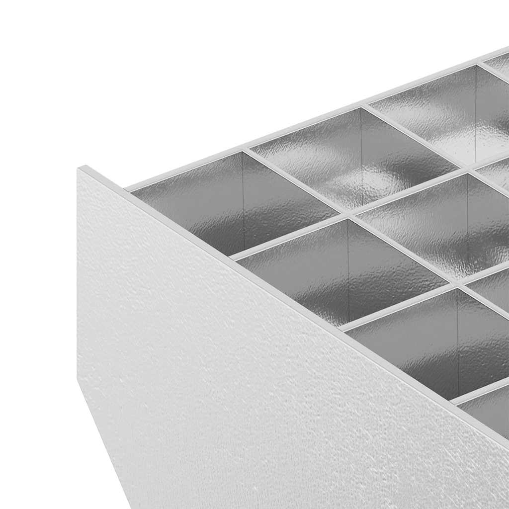 vidaXL Σκαλοπάτια από Σχάρα 90x24x7 εκ. από Γαλβανισμένο Χάλυβα
