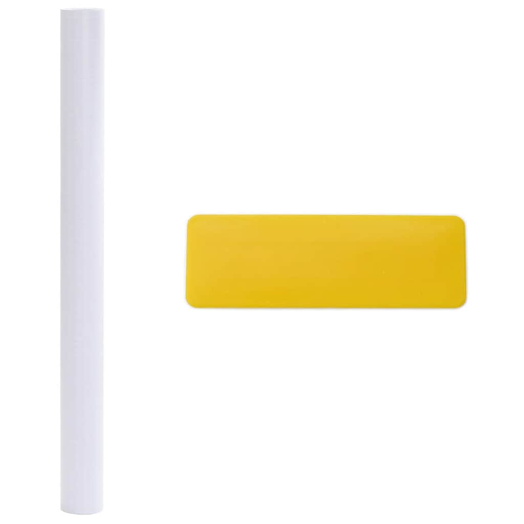 vidaXL Μεμβράνες Παραθύρων Ματ Γκρι PVC