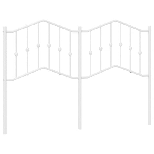 vidaXL Κεφαλάρι Λευκό 135 εκ. Μεταλλικό