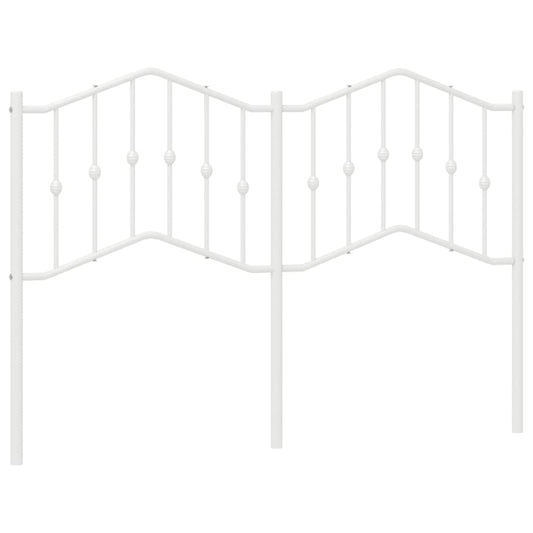 vidaXL Κεφαλάρι Λευκό 140 εκ. Μεταλλικό