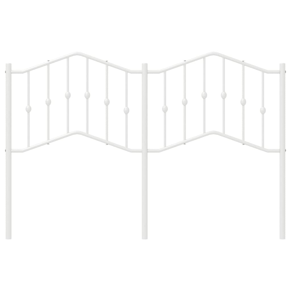 vidaXL Κεφαλάρι Λευκό 140 εκ. Μεταλλικό