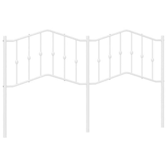 vidaXL Κεφαλάρι Λευκό 180 εκ. Μεταλλικό