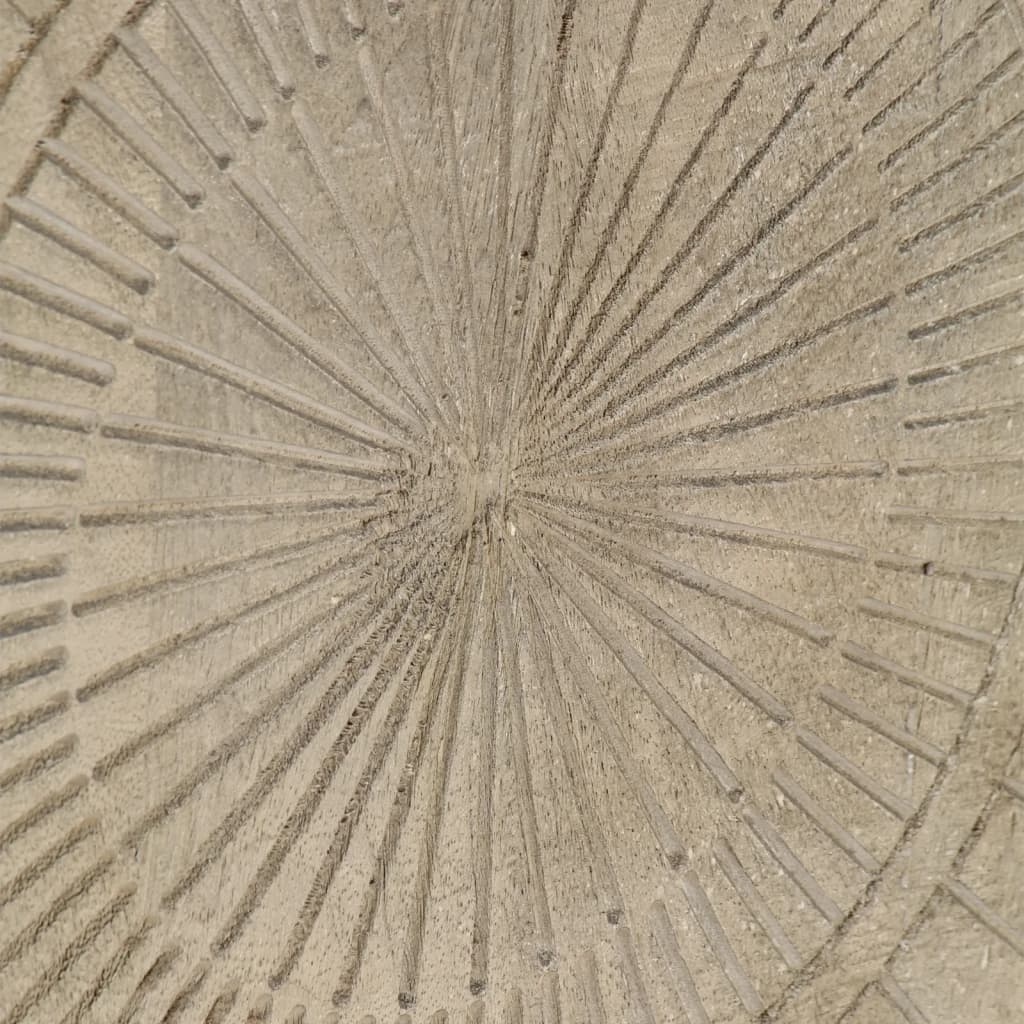 vidaXL Κομοδίνο 40 x 30 x 50 εκ. από Μασίφ Ξύλο Μάνγκο και Σίδηρο