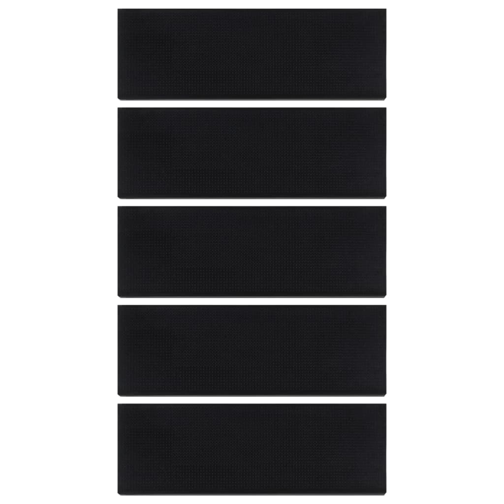 vidaXL Πατάκια Σκάλας 5 τεμ. 25 x 75 εκ. από Καουτσούκ