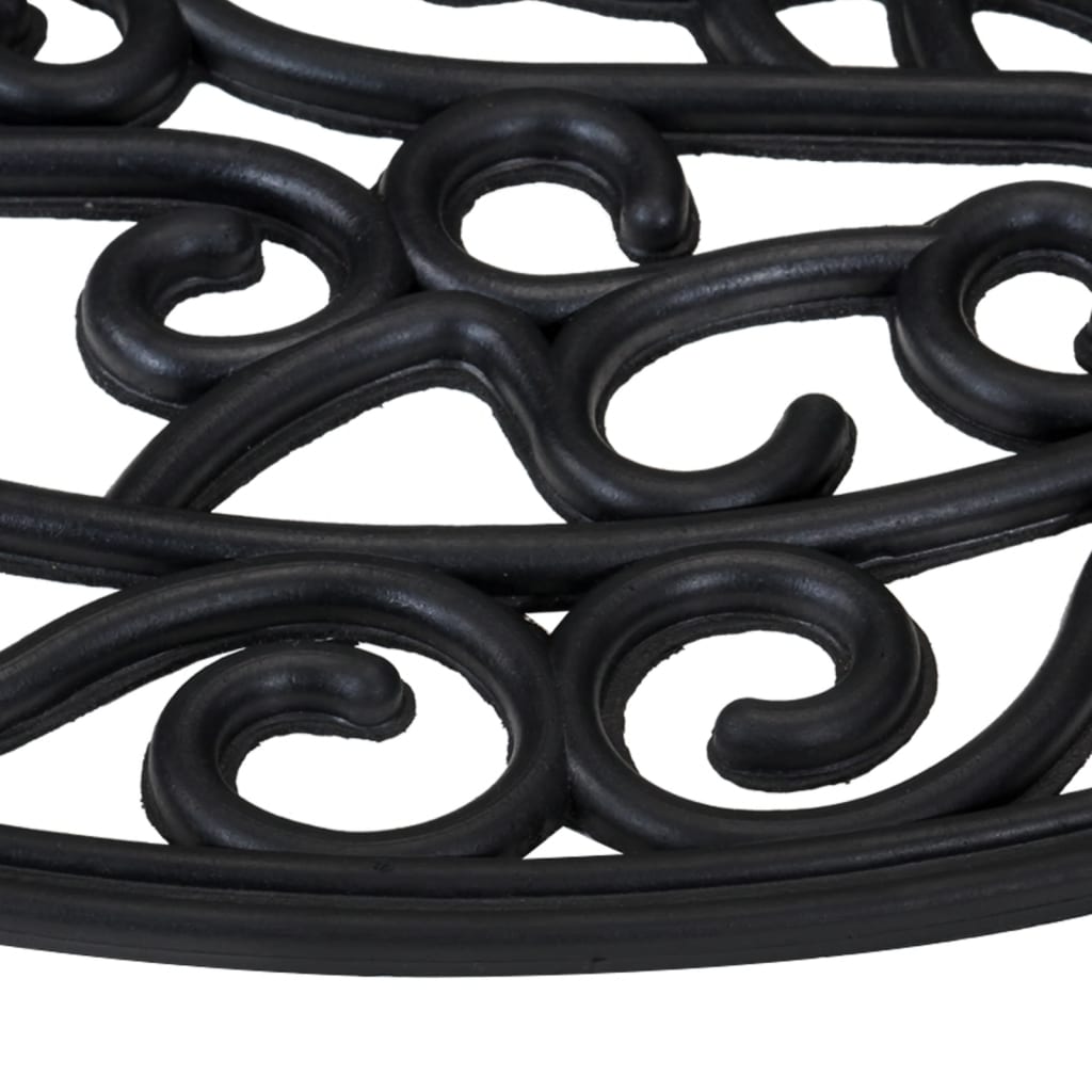 vidaXL Πατάκι Εισόδου Ημικυκλικό 45 x 75 εκ. Καουτσούκ