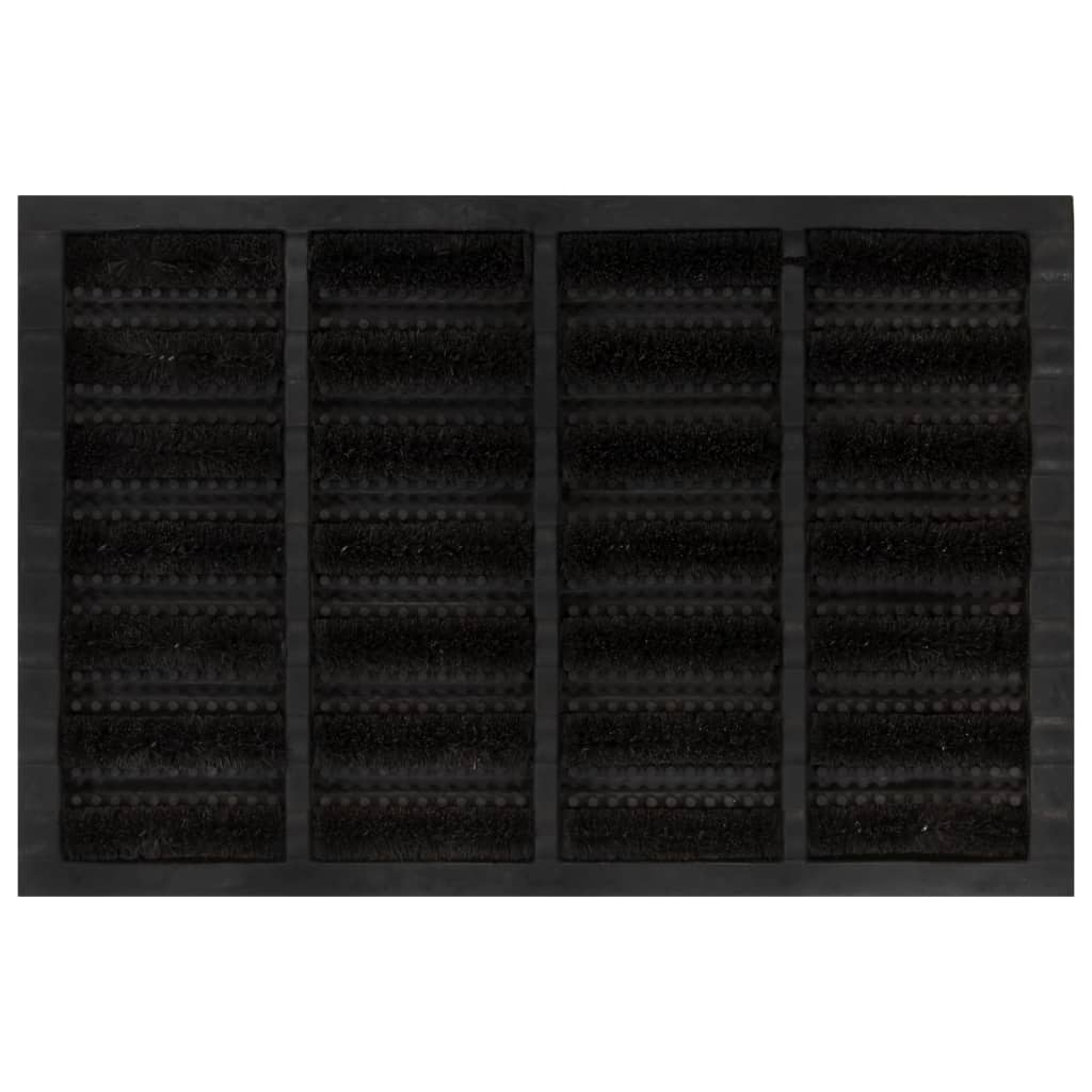 vidaXL Πατάκι Εισόδου Ορθογώνιο 40 x 60 εκ. Καουτσούκ και Κοκοφοίνικας