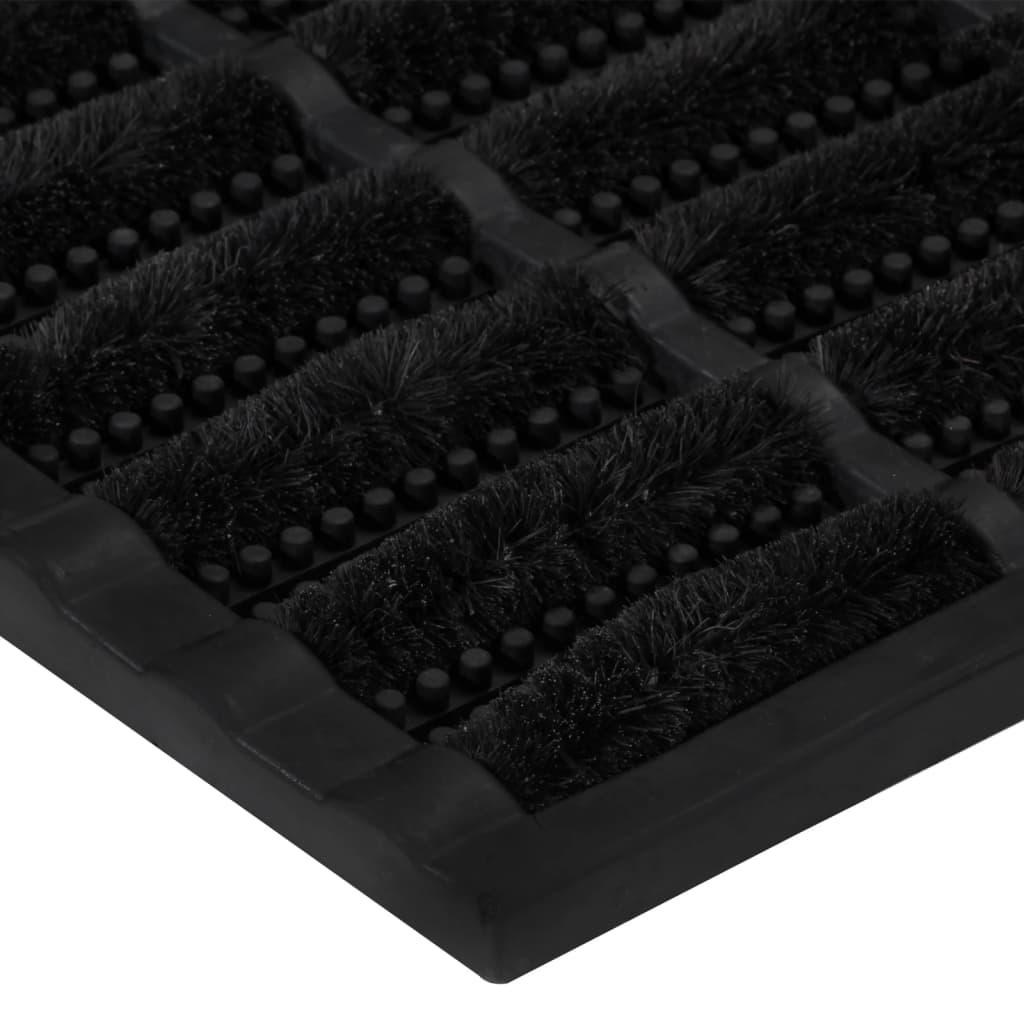 vidaXL Πατάκι Εισόδου Ορθογώνιο 40 x 60 εκ. Καουτσούκ και Κοκοφοίνικας