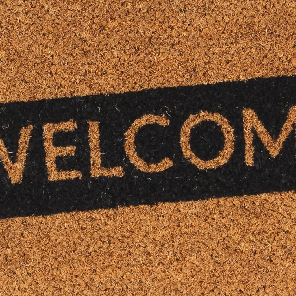 vidaXL Πατάκι Εισόδου Φυσικό 45 x 75 εκ. Θυσανωτός Κοκοφοίνικας