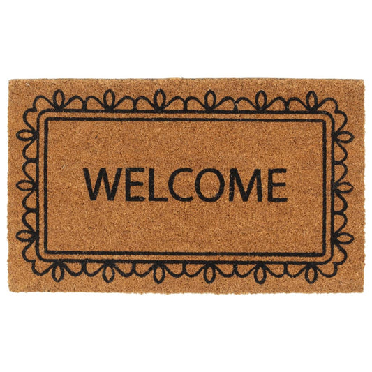 vidaXL Πατάκι Εισόδου Φυσικό 45 x 75 εκ. Θυσανωτός Κοκοφοίνικας