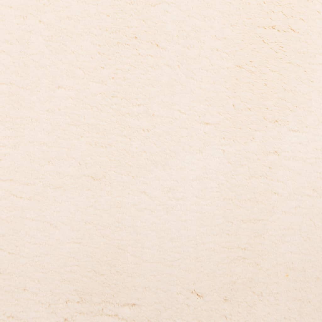 vidaXL Χαλί HUARTE με Κοντό Πέλος Μαλακό/ Πλενόμενο Μπεζ 140x200 εκ.