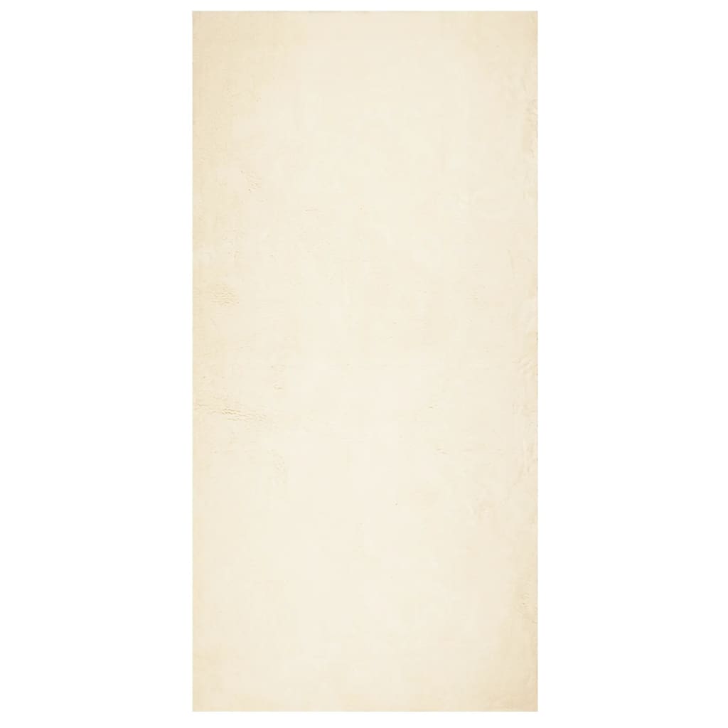 vidaXL Χαλί HUARTE με Κοντό Πέλος Μαλακό/ Πλενόμενο Κρεμ 100x200 εκ.