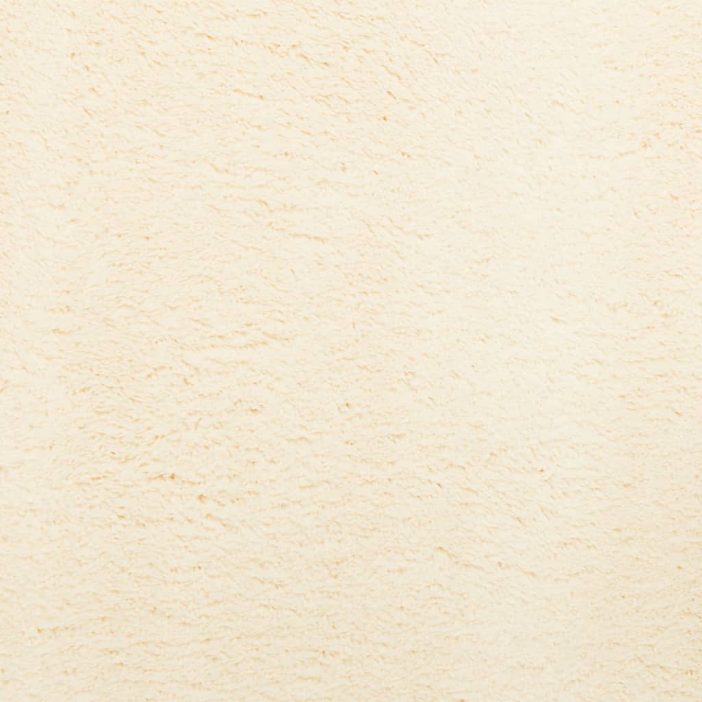 vidaXL Χαλί HUARTE με Κοντό Πέλος Μαλακό/ Πλενόμενο Κρεμ 140x200 εκ.