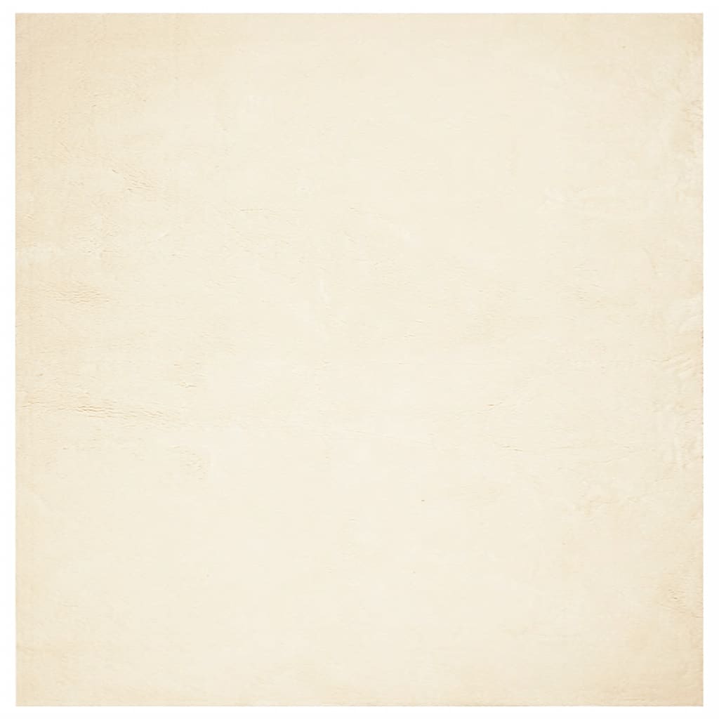 vidaXL Χαλί HUARTE με Κοντό Πέλος Μαλακό/ Πλενόμενο Κρεμ 240x240 εκ.