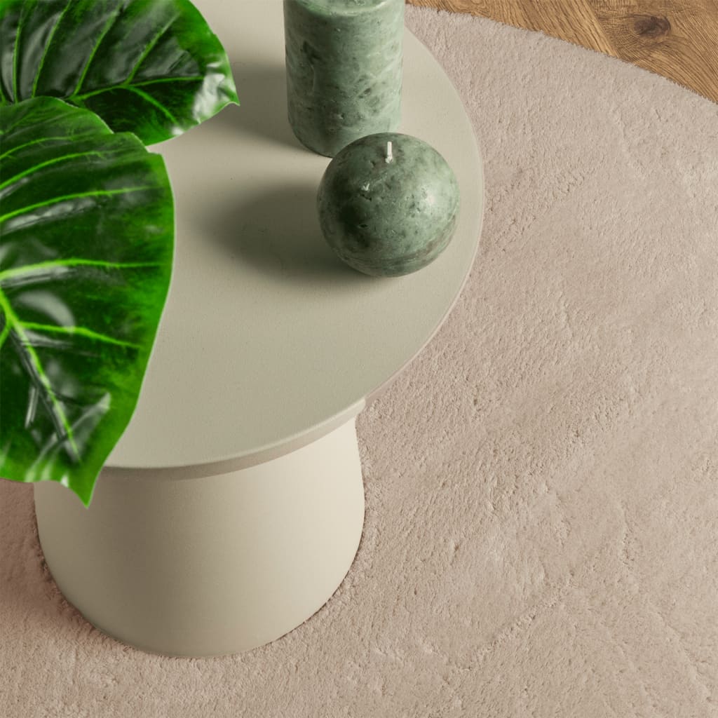 vidaXL Χαλί HUARTE με Κοντό Πέλος Μαλακό/ Πλενόμενο χρώμα άμμουØ160εκ.