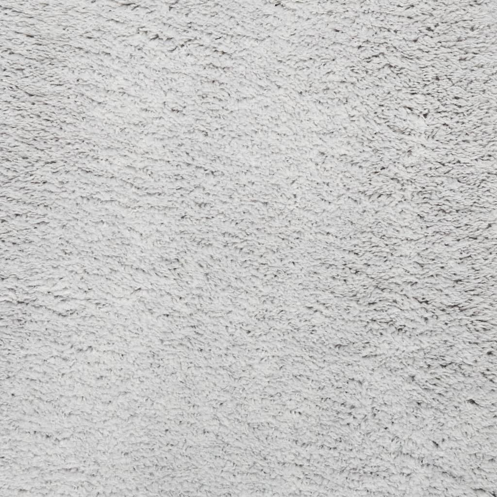 vidaXL Χαλί HUARTE με Κοντό Πέλος Μαλακό/ Πλενόμενο Γκρι 160 x 230 εκ.