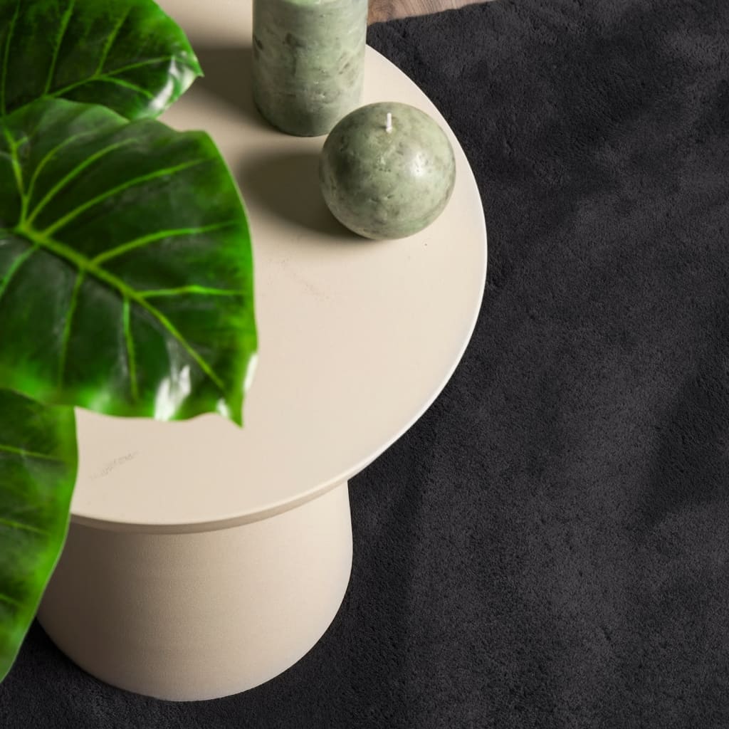 vidaXL Χαλί HUARTE με Κοντό Πέλος Μαλακό/ Πλενόμενο Μαύρο 160x230 εκ.