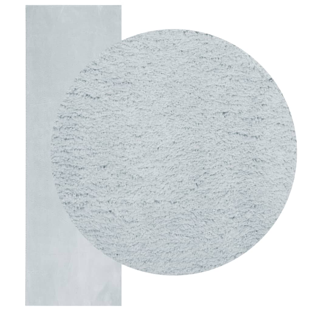 vidaXL Χαλί HUARTE με Κοντό Πέλος Μαλακό/ Πλενόμενο Μπλε 80x250 εκ.