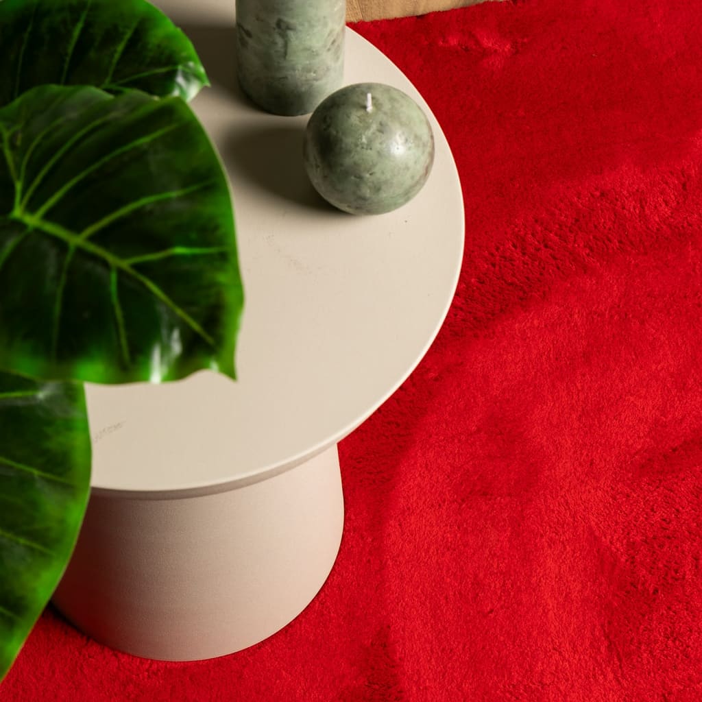 vidaXL Χαλί HUARTE με Κοντό Πέλος Μαλακό/ Πλενόμενο Μπλε 160x160 εκ.