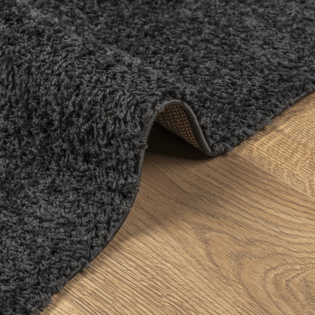 vidaXL Χαλί Shaggy PAMPLONA με Ψηλό Πέλος Μοντέρνο Ανθρακί 120x170 εκ.