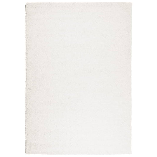 vidaXL Χαλί Shaggy PAMPLONA με Ψηλό Πέλος Μοντέρνο Κρεμ 140x200 εκ.