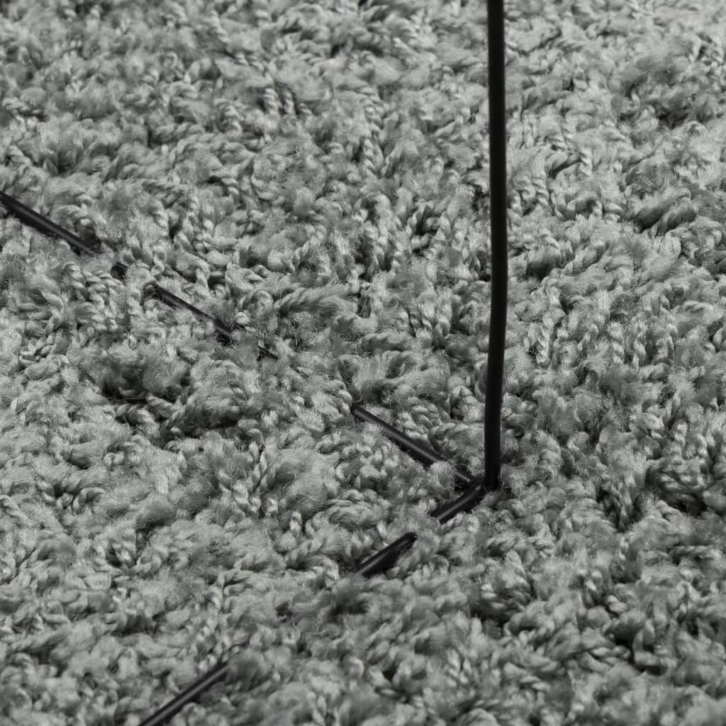 vidaXL Χαλί Shaggy PAMPLONA με Ψηλό Πέλος Μοντέρνο Πράσινο 160x230 εκ.