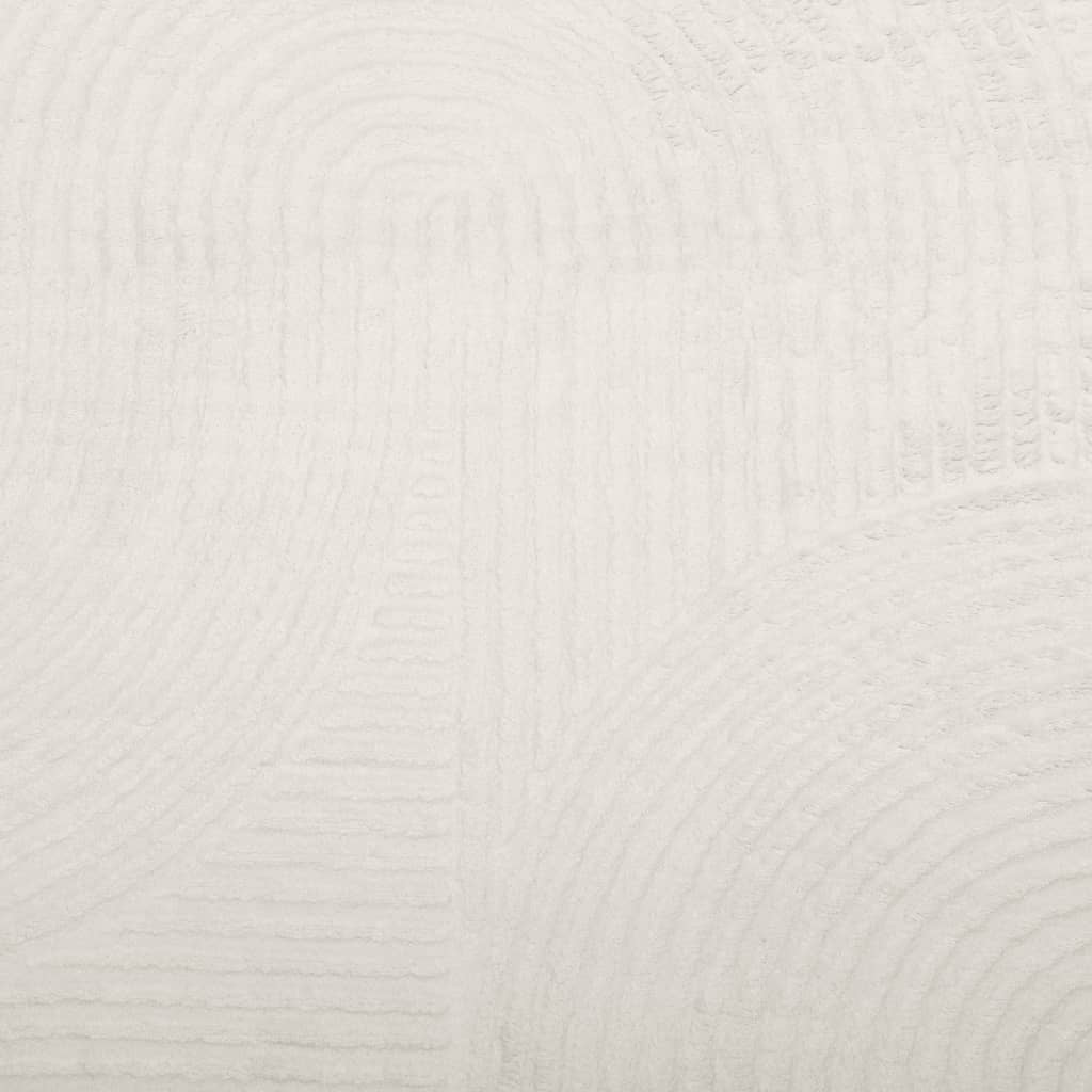 vidaXL Χαλί IZA με Κοντό Πέλος Σκανδιναβική Εμφάνιση Κρεμ 240x340 εκ.