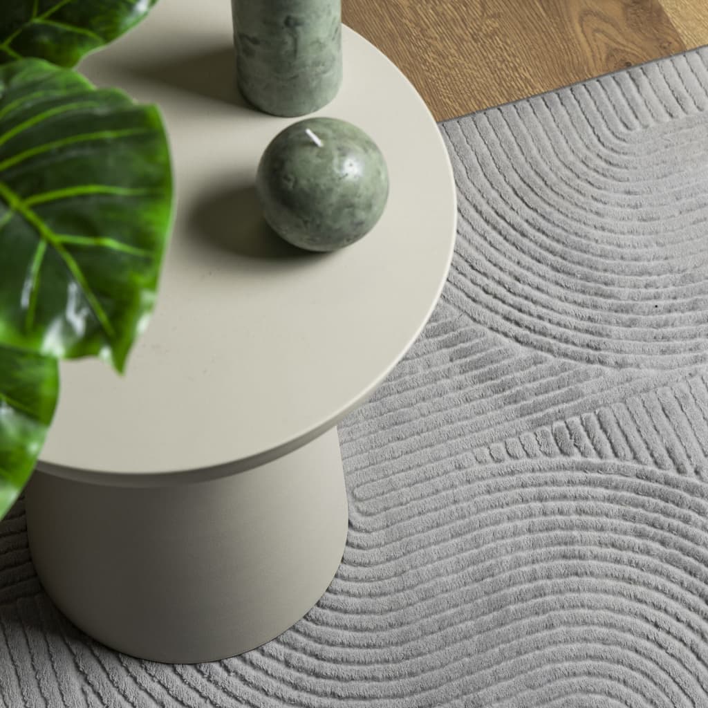 vidaXL Χαλί IZA με Κοντό Πέλος Σκανδιναβική Εμφάνιση Γκρι 200x280 εκ.