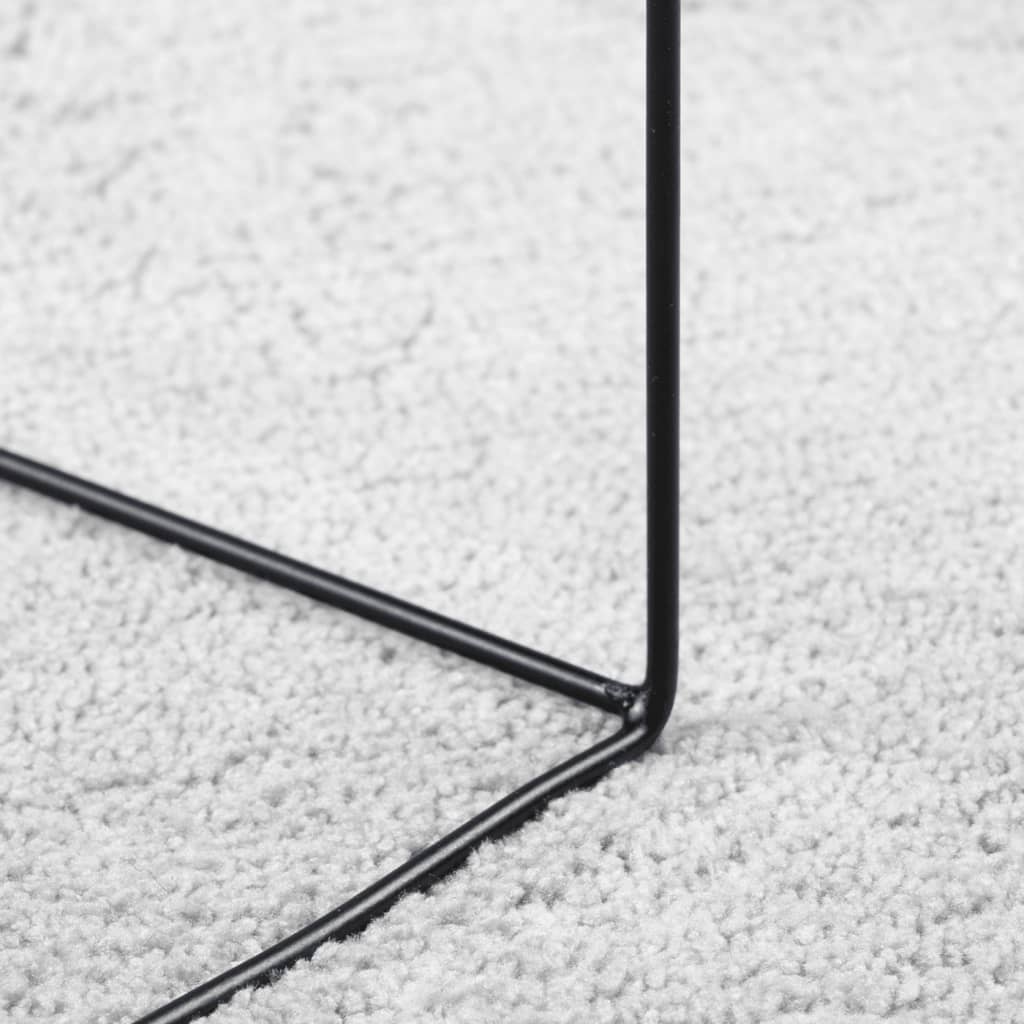 vidaXL Χαλί OVIEDO με Κοντό Πέλος Γκρι 140 x 200 εκ.